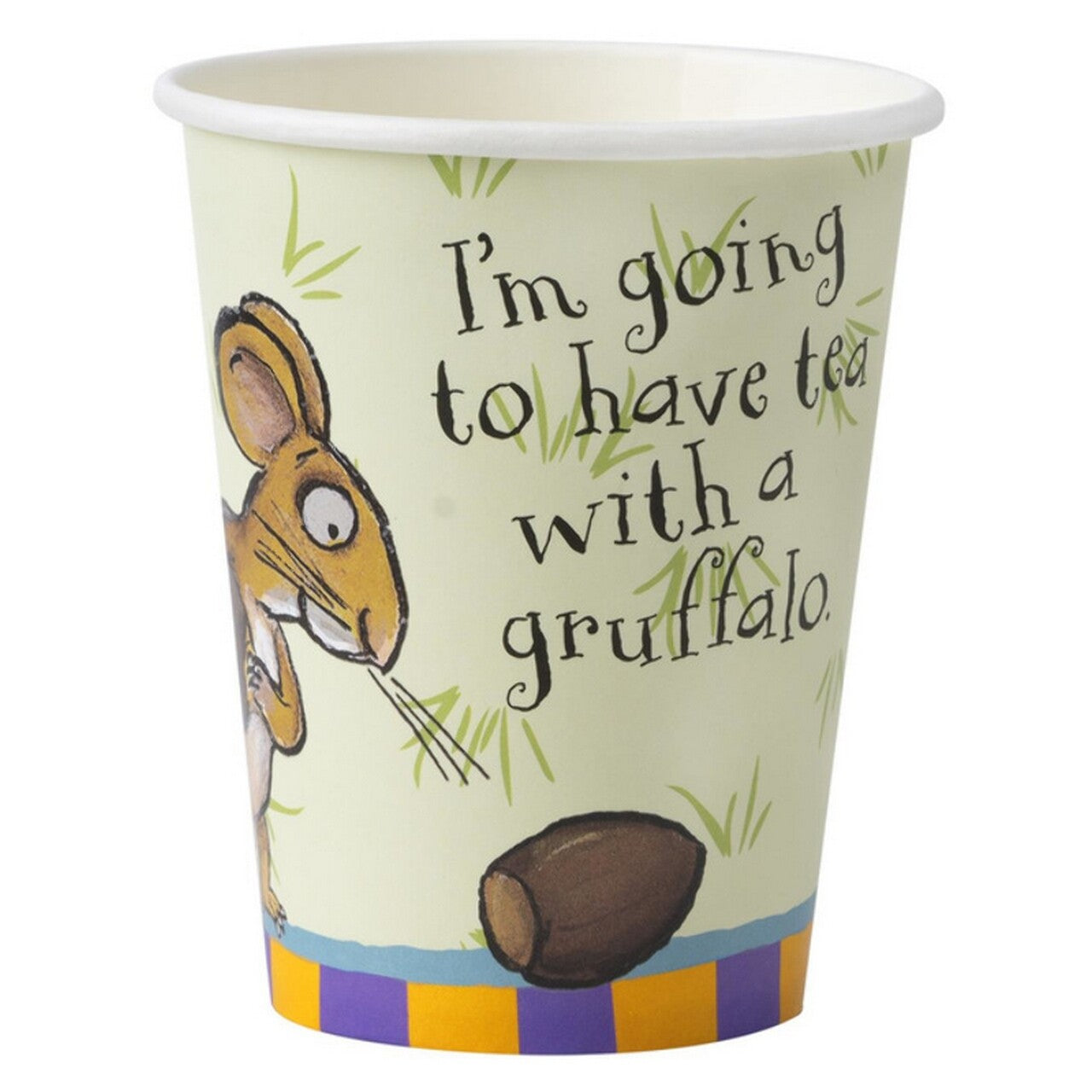 Op deze afbeelding zie je een Decoratie, van het merk Smiffy's. The Gruffalo Party Bekers 8 Stuks