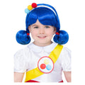Blauwe Pruik Met Staartjes Pruik Kind