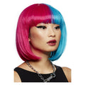Blue Valentine Roze Blauw Pruik