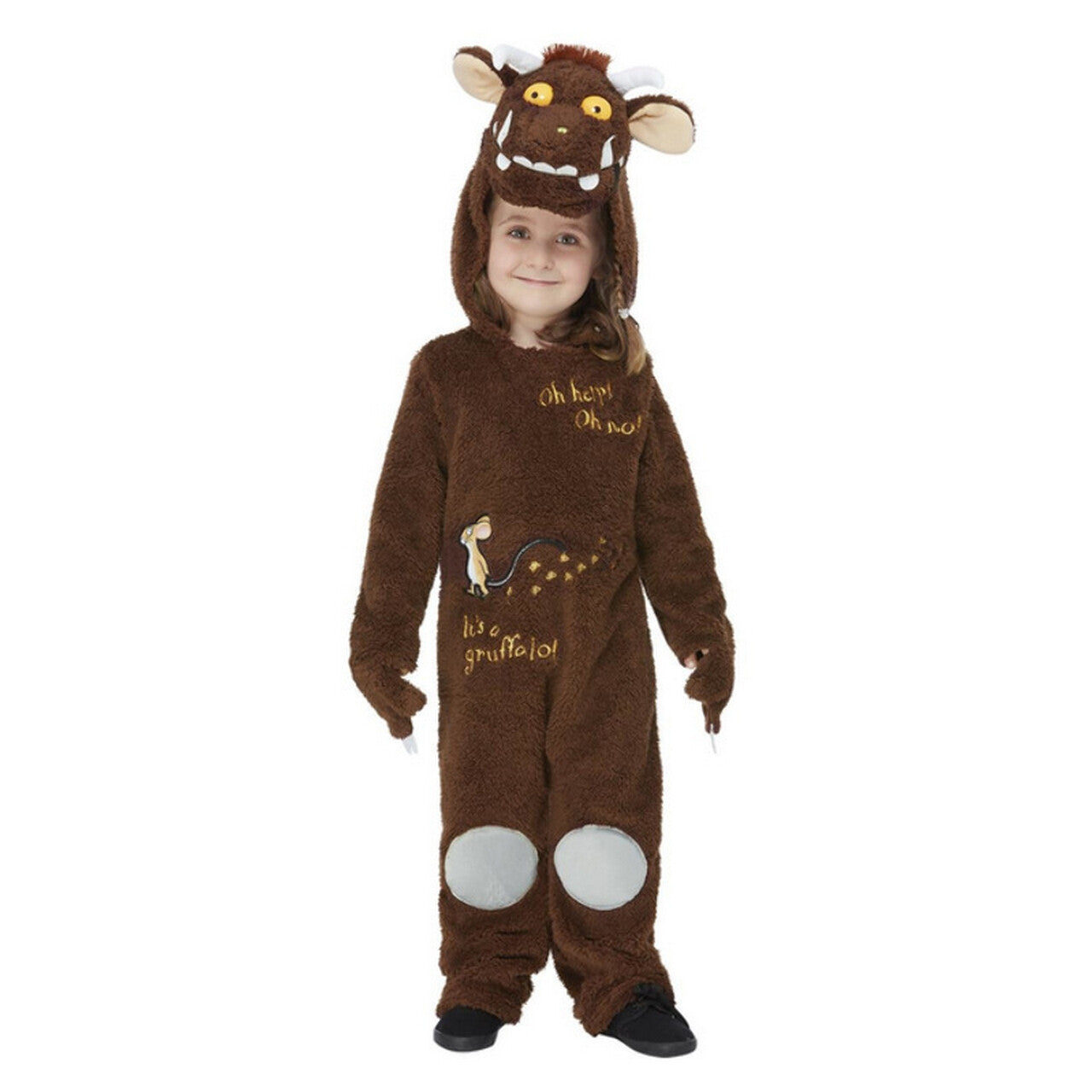 Op deze afbeelding zie je een Kostuums, van het merk Smiffy's. De Vriendelijke Gruffalo Deluxe Kind Kostuum