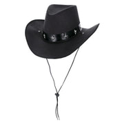 Op deze afbeelding zie je een Accessoires, van het merk Smiffy's. Zwarte Country Hoed Cowboy Dexter