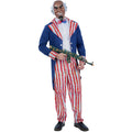 Uncle Sam Halloween Figuur Man Kostuum