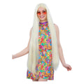 Perruque Hippie Extra Longue Blonde