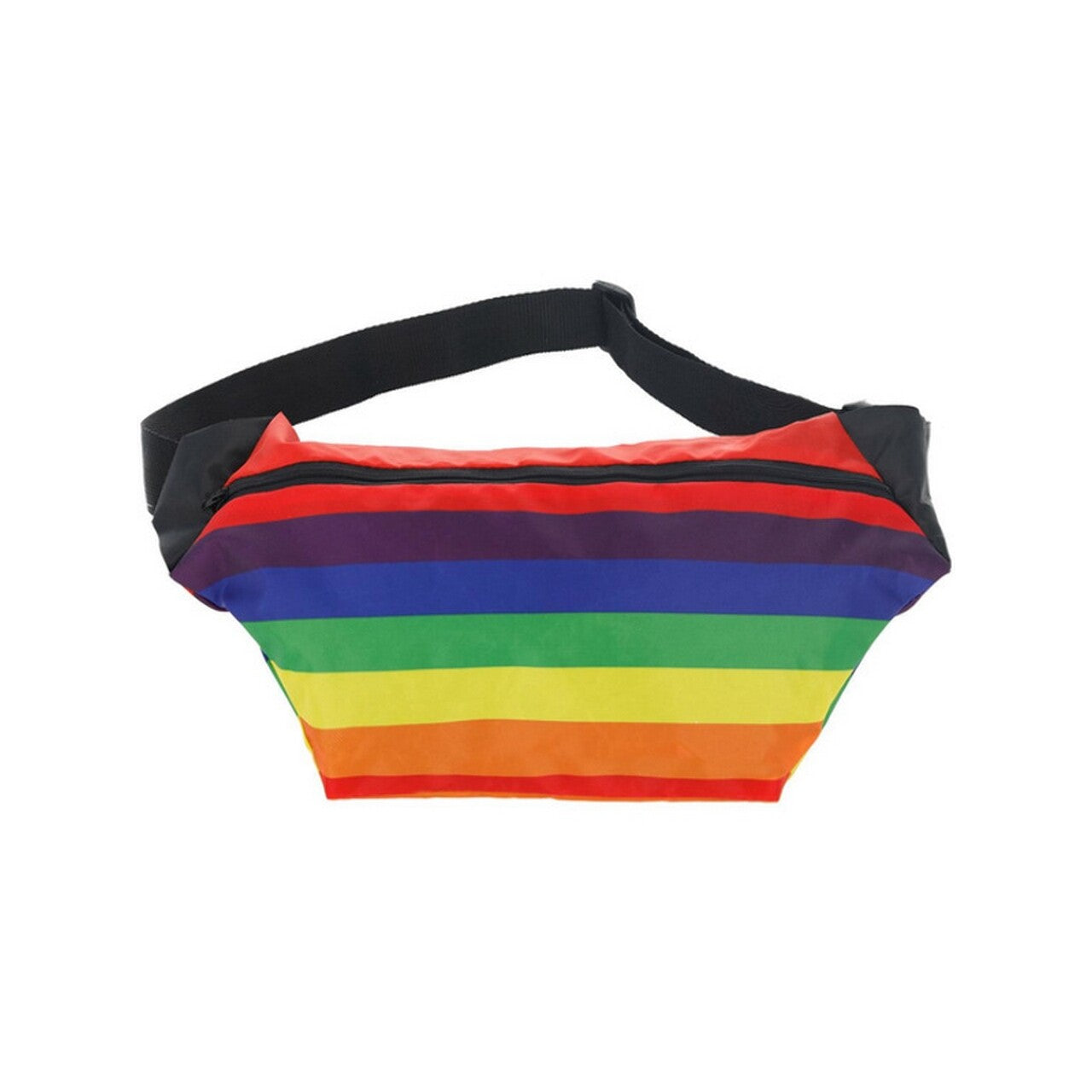 Op deze afbeelding zie je een Accessoires, van het merk Smiffy's. Festival Ready Regenboog Heuptas