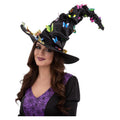 Grand Chapeau De Sorcière Avec Papillons Colorés