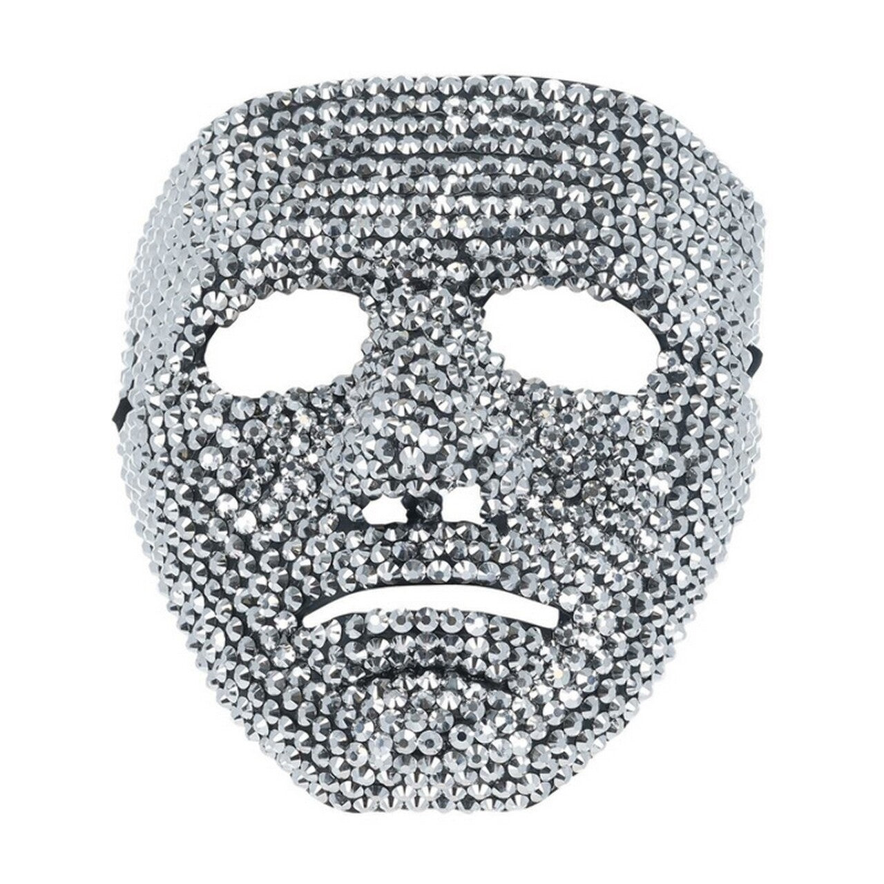 Op deze afbeelding zie je een Accessoires, van het merk Smiffy's. Zilveren Juwelen Robotmasker
