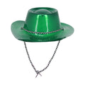 Groene Metallic Cowboy Hoed