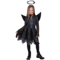 Ange Sombre Fille Costume