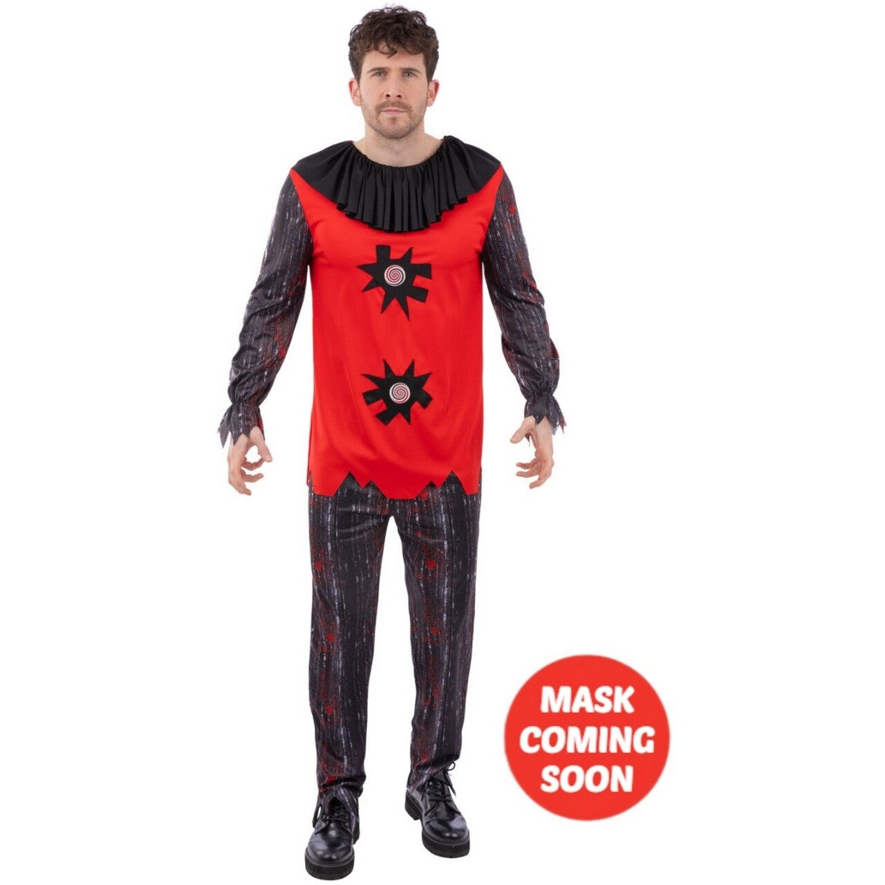 Op deze afbeelding zie je een Kostuums, van het merk Smiffy's. Nar Uit Het Griezel Kasteel Man Kostuum