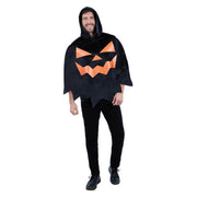 Op deze afbeelding zie je een Kostuums, van het merk Smiffy's. Zwarte Pompoen Poncho