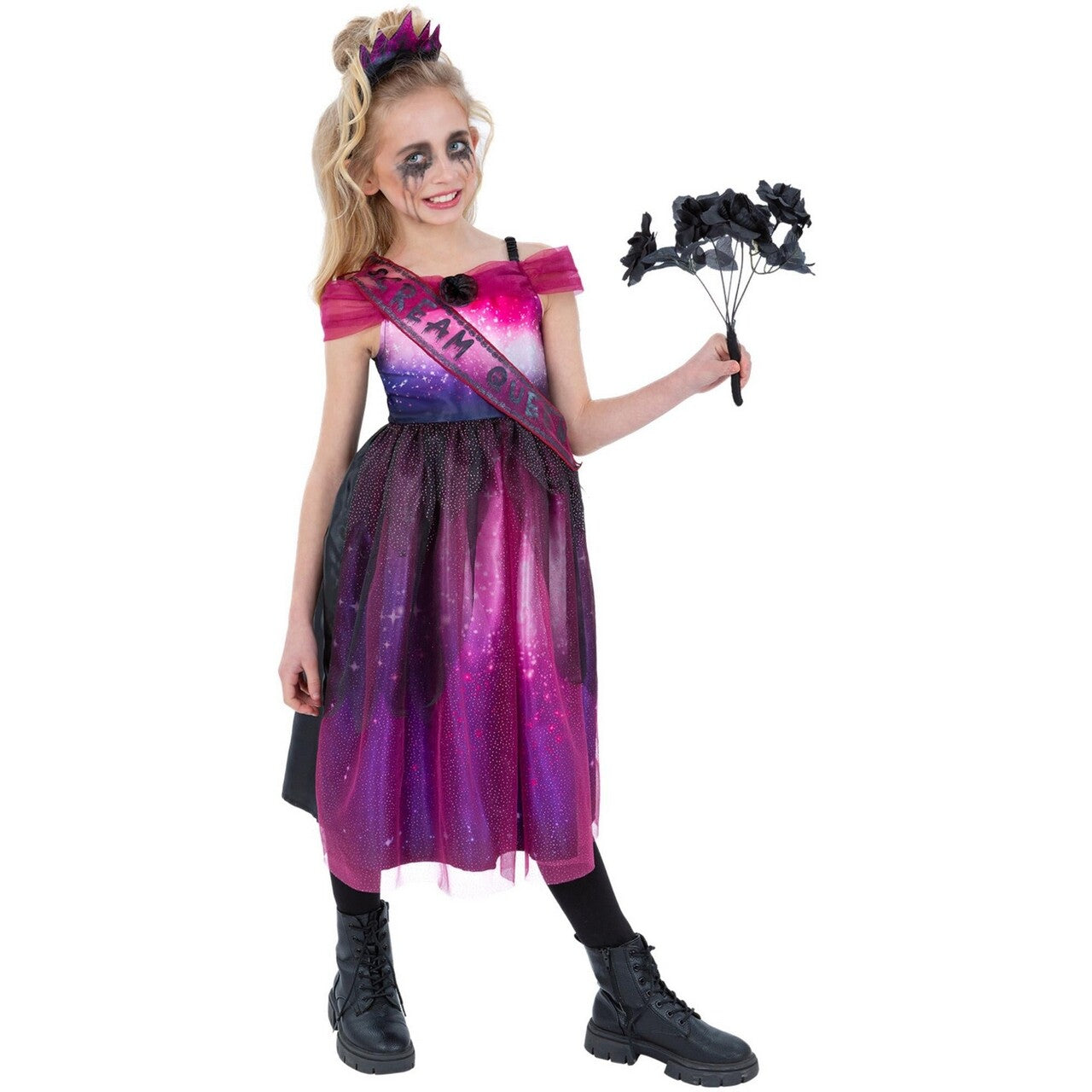 Op deze afbeelding zie je een Kostuums, van het merk Smiffy's. Scream Queen Kostuum Meisje