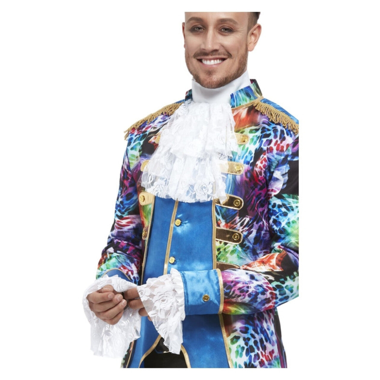 Op deze afbeelding zie je een Accessoires, van het merk Smiffy's. Witte Edelheer Manchetten En Bef