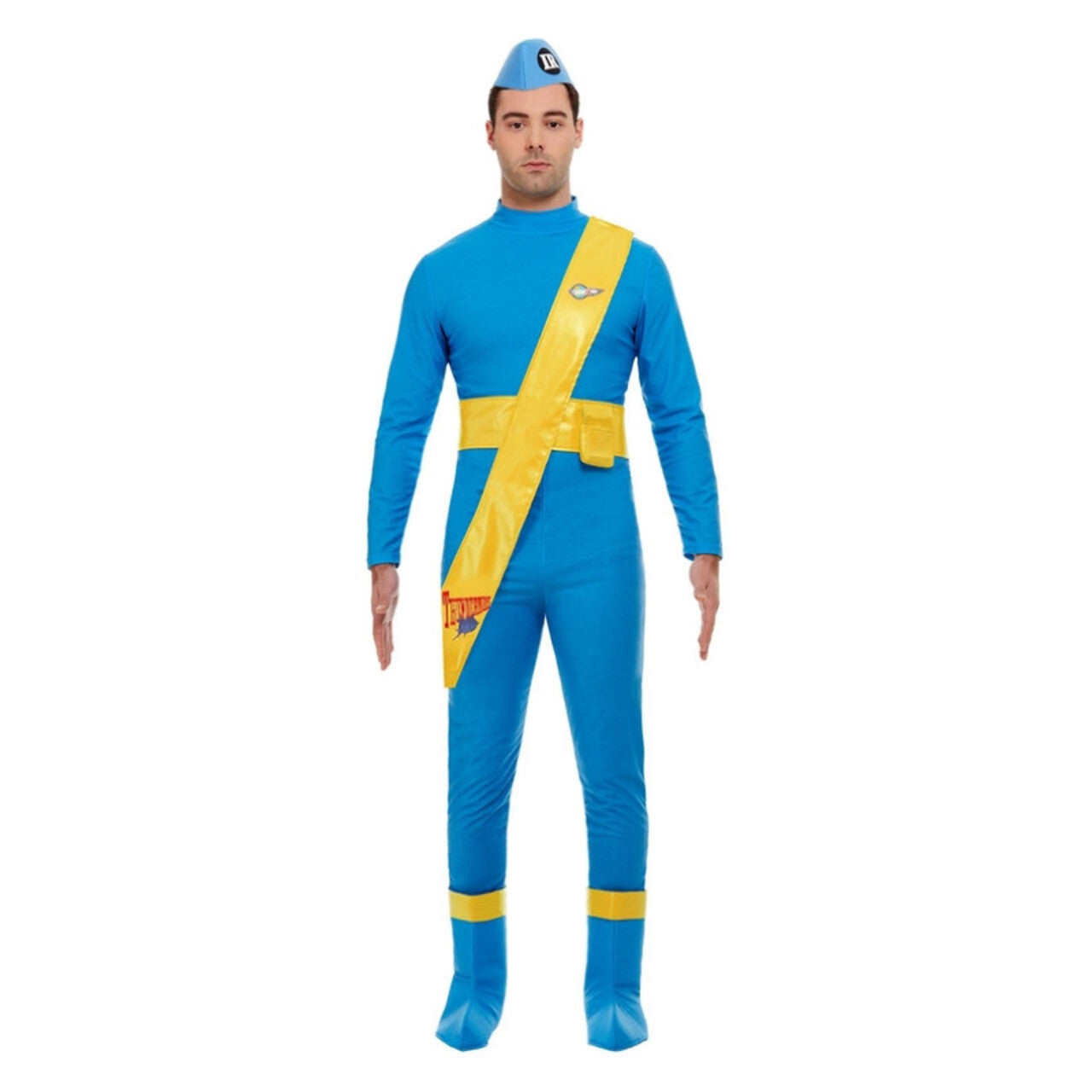 Op deze afbeelding zie je een Kostuums, van het merk Smiffy's. Thunderbirds Scott & Virgil Deluxe Man Kostuum