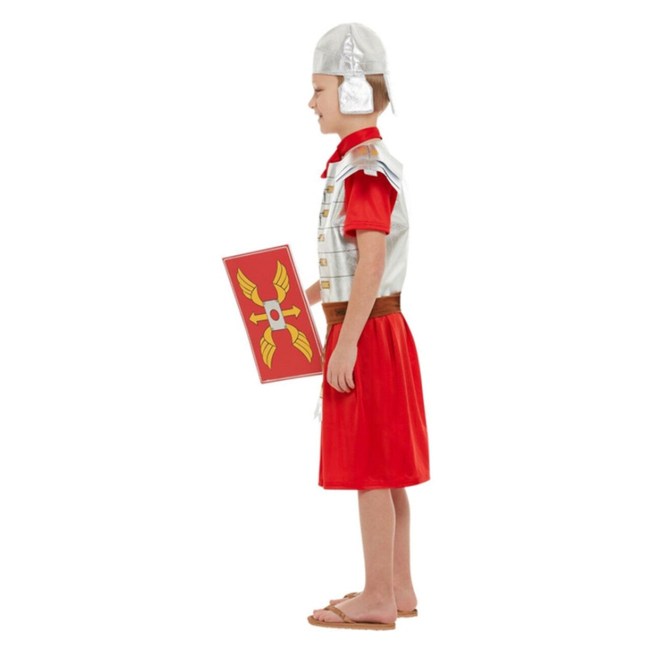 Op deze afbeelding zie je een Kostuums, van het merk Smiffy's. Waanzinnig Om Te Weten De Gekke Romein Jongen Kostuum