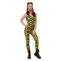 Slik Een Pil Smiley Bodysuit Vrouw Kostuum