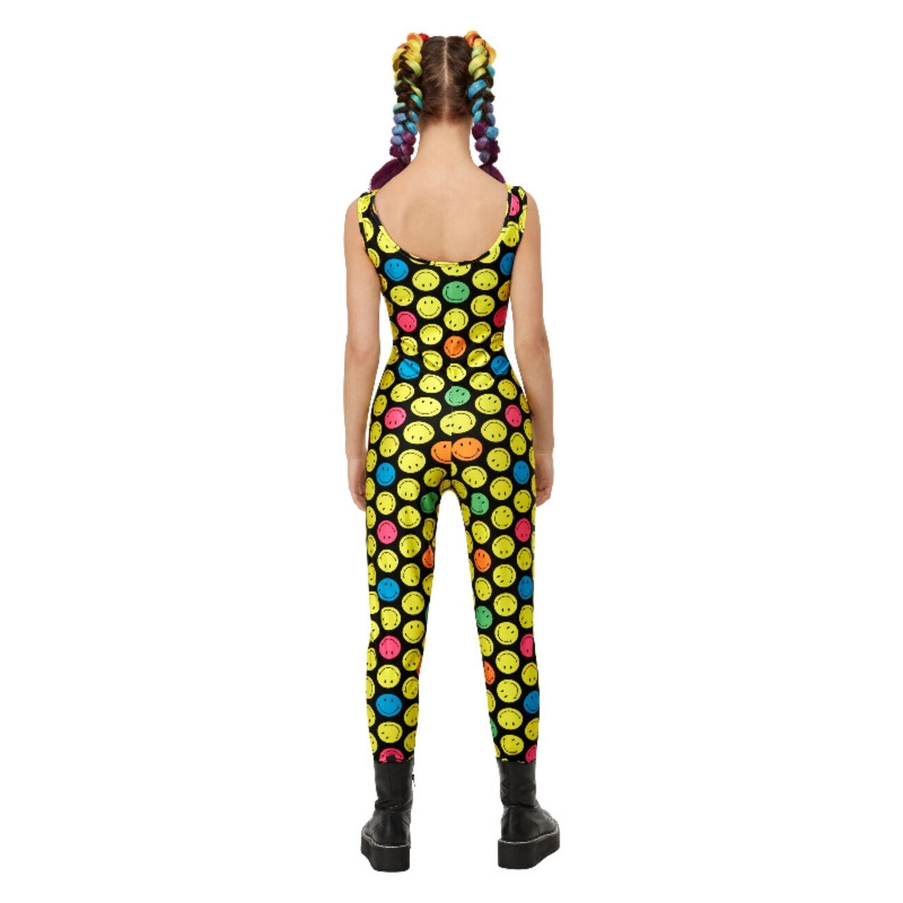 Op deze afbeelding zie je een Kostuums, van het merk Smiffy's. Slik Een Pil Smiley Bodysuit Vrouw Kostuum