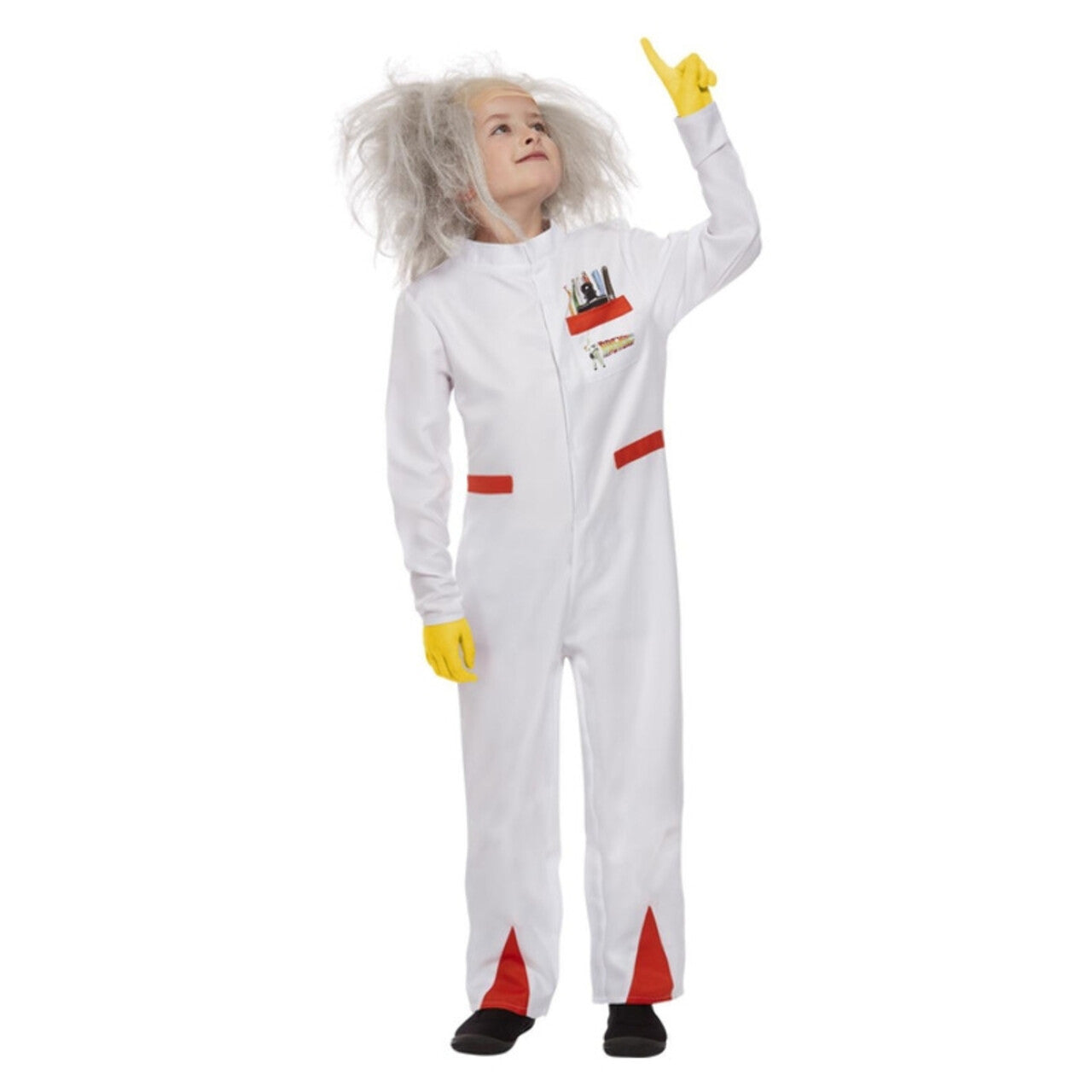 Op deze afbeelding zie je een Kostuums, van het merk Smiffy's. Back To The Future Verwarde Professor Doc Kind Kostuum
