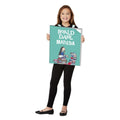 Reclame Bord Boek Roald Dahl Matilda Kind Kostuum