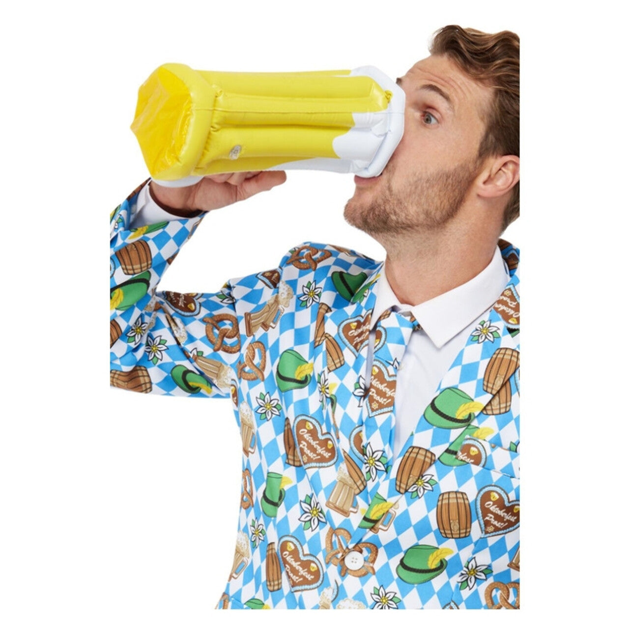 Op deze afbeelding zie je een Accessoires, van het merk Smiffy's. Opblaas Oktoberfest Bierpul