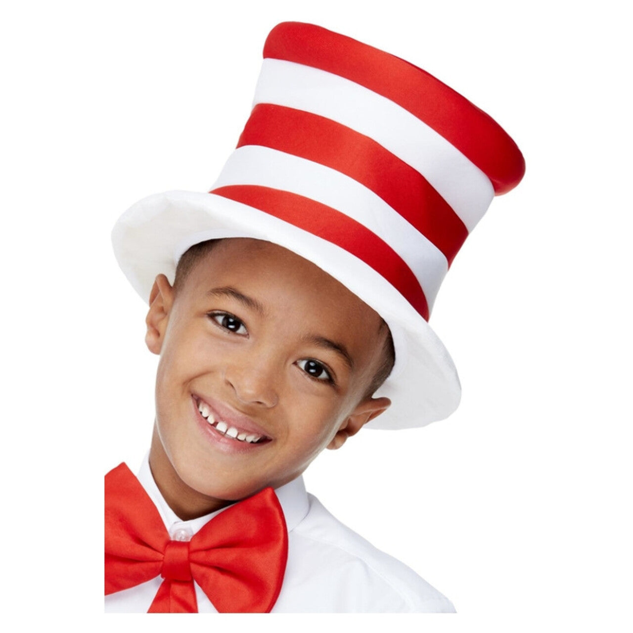 Op deze afbeelding zie je een Accessoires, van het merk Smiffy's. Wit Rood Gestreepte Hoed