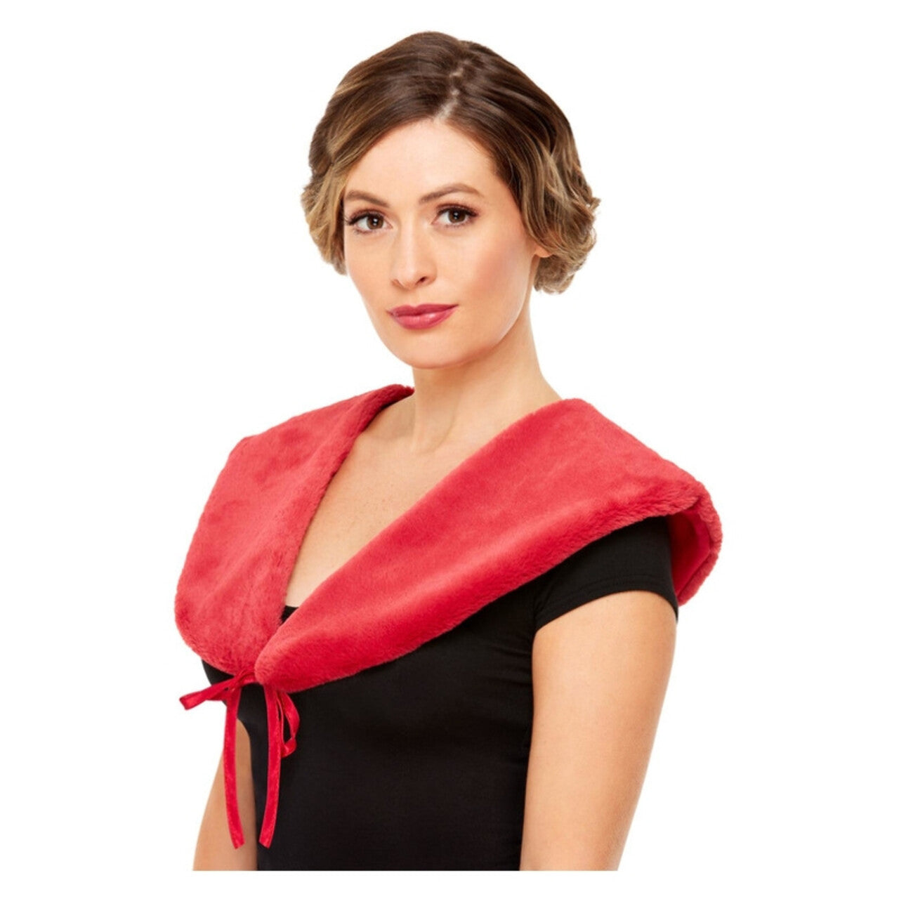 Op deze afbeelding zie je een Accessoires, van het merk Smiffy's. Jaren 20 Keurige Dame Accessoire Set Rood