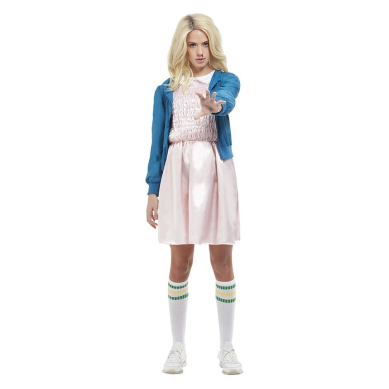 Op deze afbeelding zie je een Kostuums, van het merk Smiffy's. 80s Schoolmeisje Vrouw Kostuum