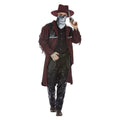 Luxe Cowboy Met Schedelmasker Man Kostuum