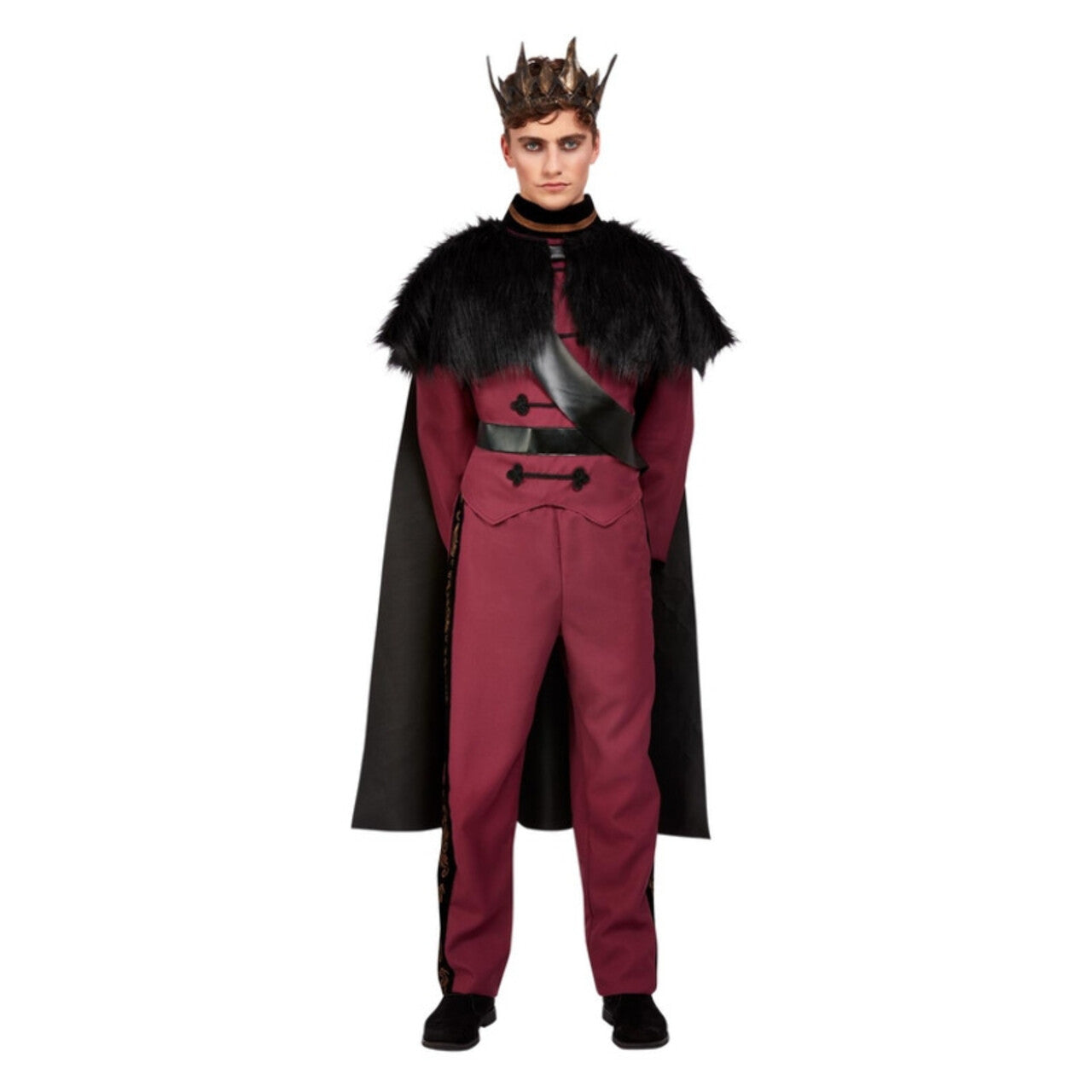 Op deze afbeelding zie je een Kostuums, van het merk Smiffy's. Elegante Donkere Prins Man Kostuum