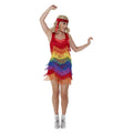 Regenboog Jaren 20 Flapper Jurk Vrouw