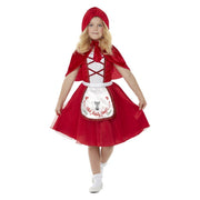 Op deze afbeelding zie je een Kostuums, van het merk Smiffy's. Kleine Roodkapje Meisje Kostuum