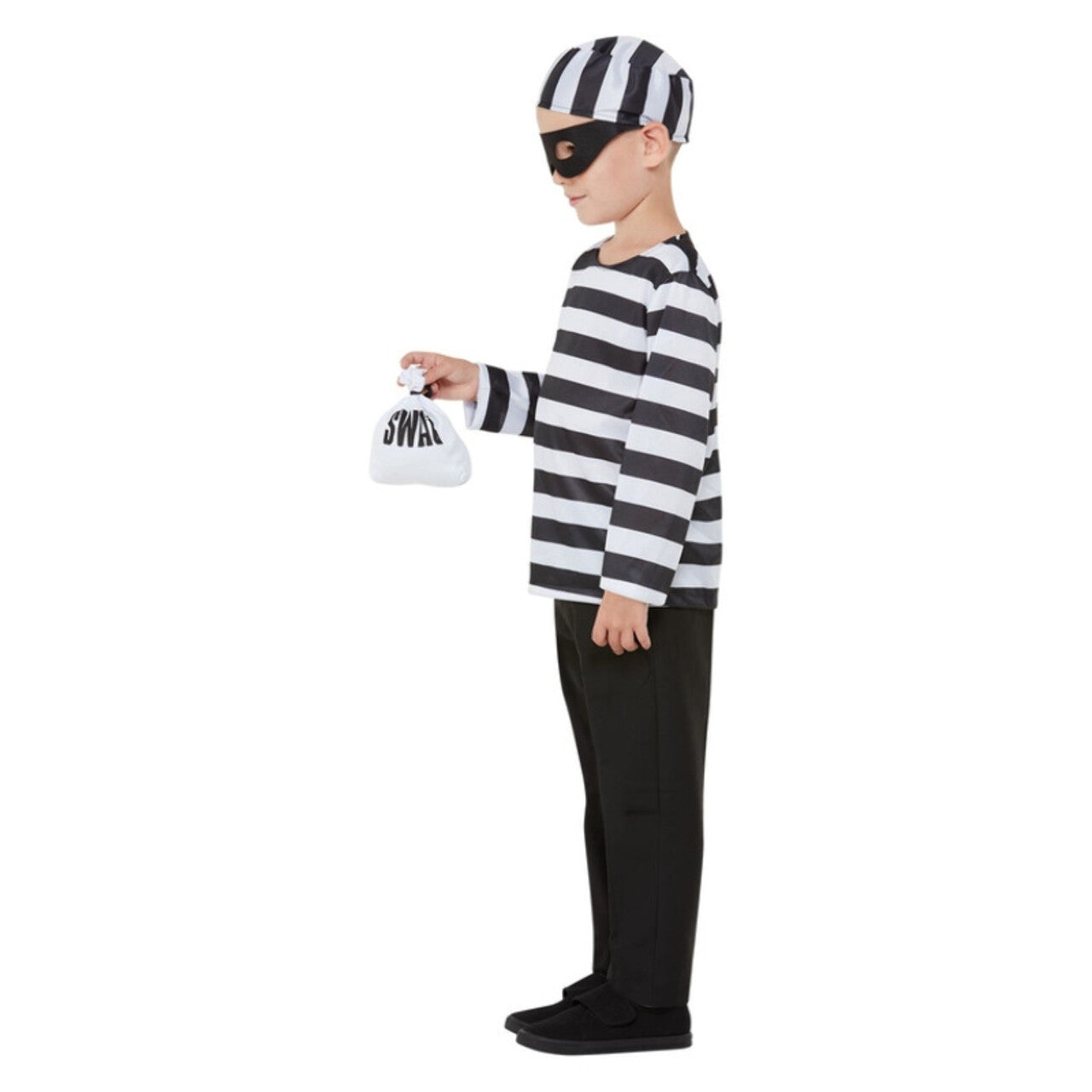 Op deze afbeelding zie je een Kostuums, van het merk Smiffy's. Klassieke Boef Kind Kostuum