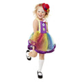Alle Kleuren Van De Regenboog Clown Meisje Kostuum