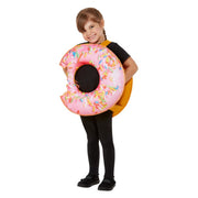 Op deze afbeelding zie je een Kostuums, van het merk Smiffy's. Lekker Hapje Roze Donut Kind Kind Kostuum