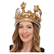 Op deze afbeelding zie je een Accessoires, van het merk Smiffy's. Opblaasbare Kroon