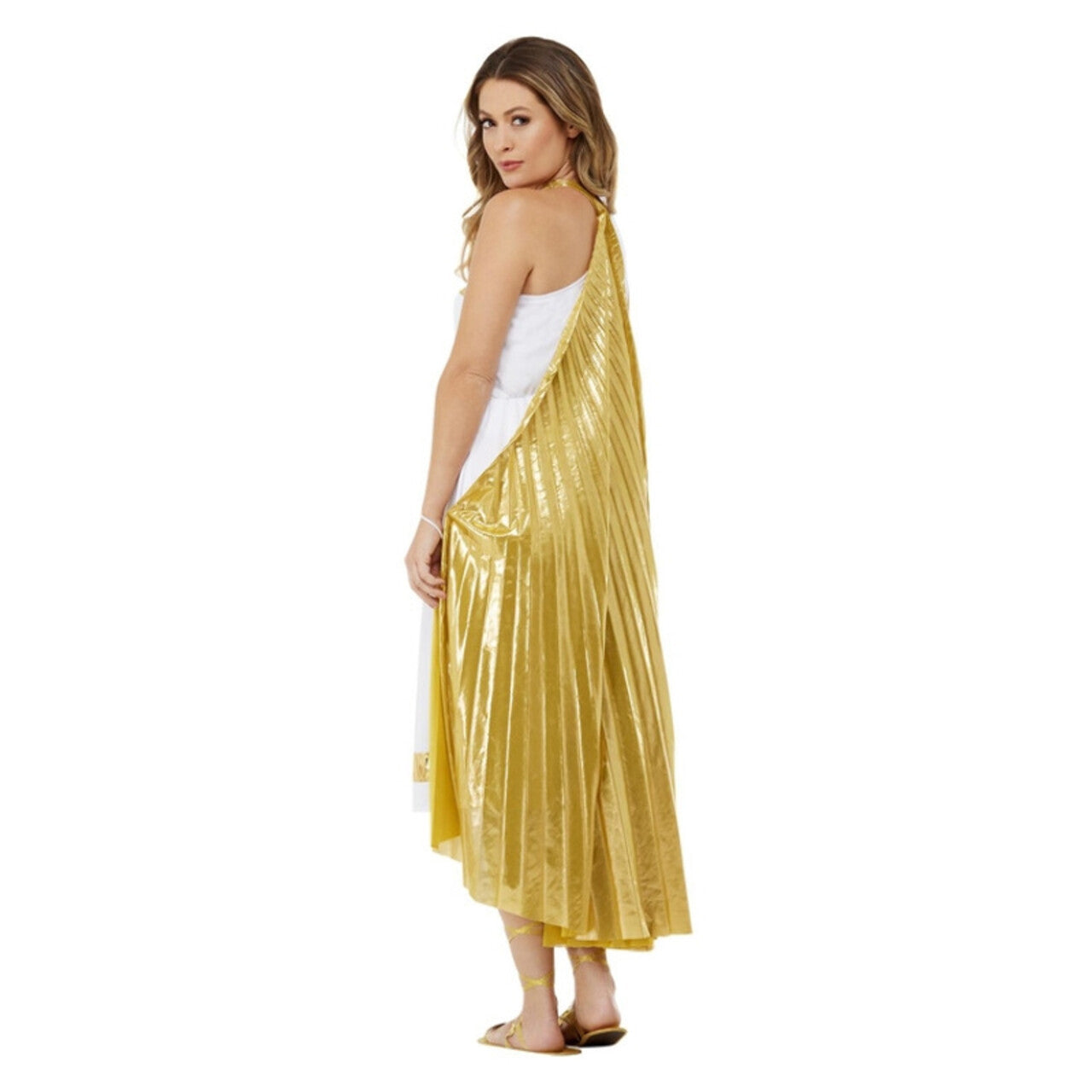Op deze afbeelding zie je een Accessoires, van het merk Smiffy's. Luxe Griekse Gouden Cape