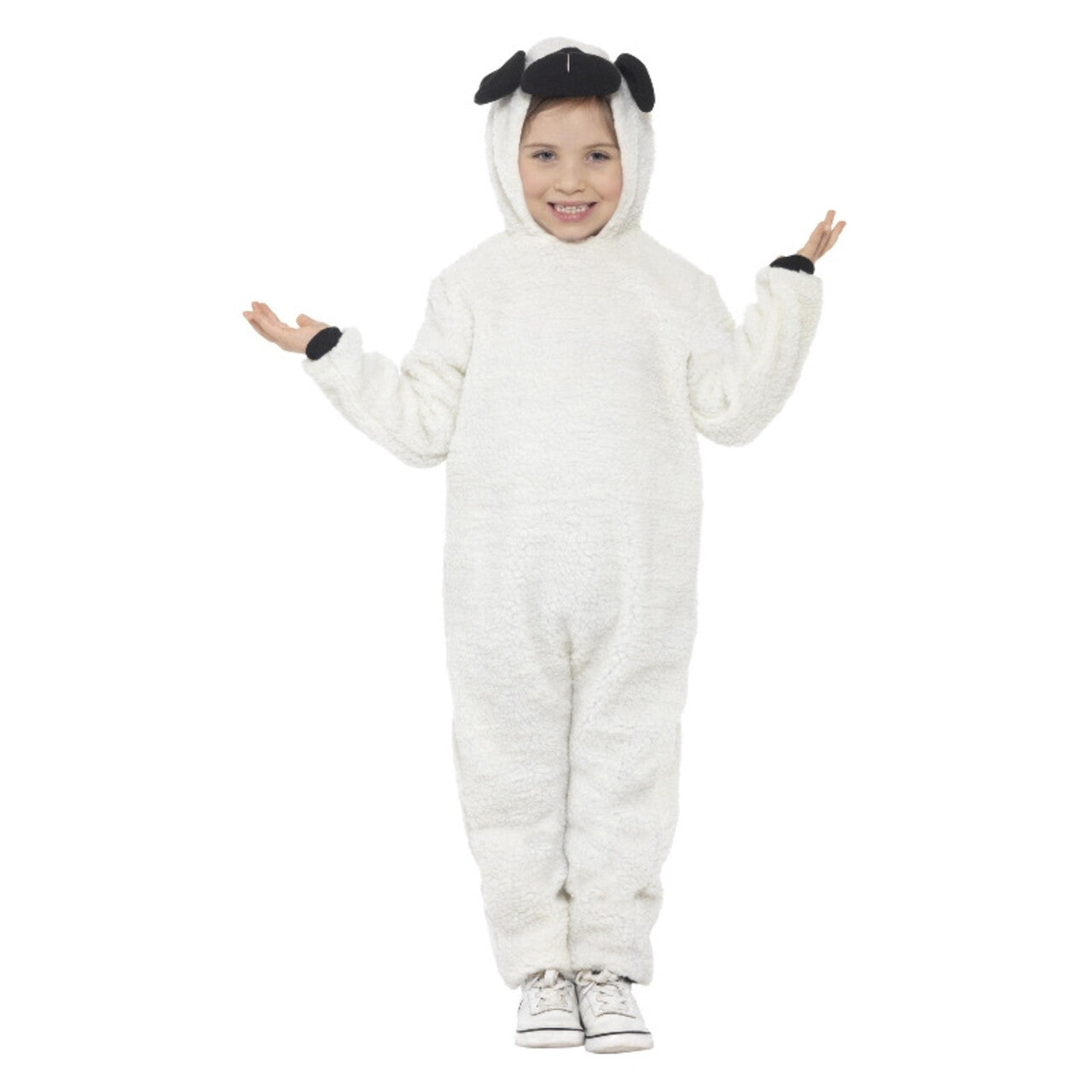 Op deze afbeelding zie je een Kostuums, van het merk Smiffy's. Moo Moo Het Wollige Schaap Kind Kostuum