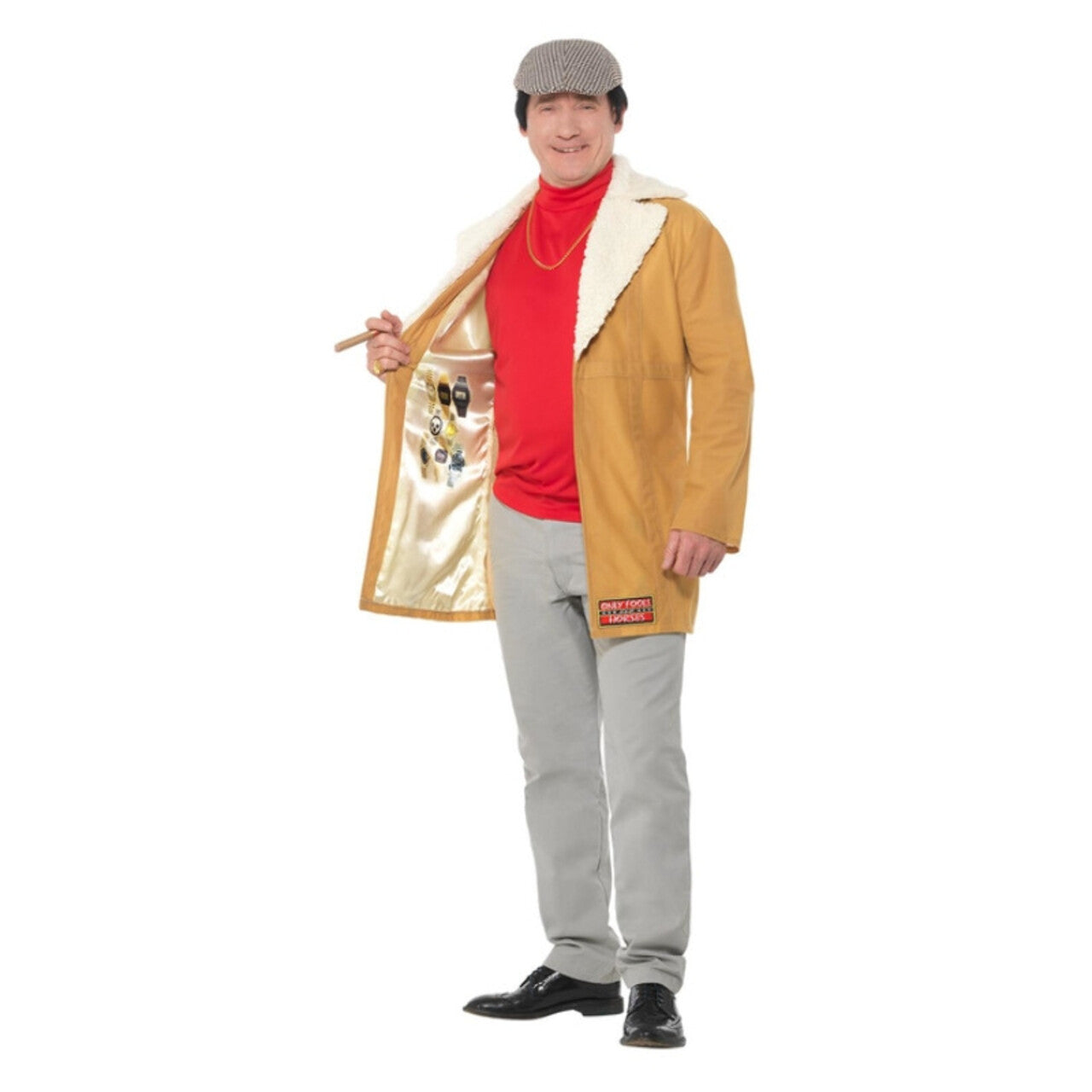 Op deze afbeelding zie je een Kostuums, van het merk Smiffy's. Marktkoopman Del Boy Kostuum