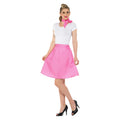 Roze Stippen Jaren 50 Polka Dot Vrouw Kostuum