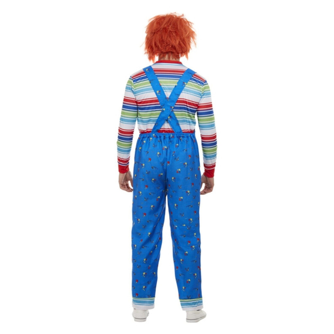 Op deze afbeelding zie je een Kostuums, van het merk Smiffy's. Chucky De Moordlustige Pop Man Kostuum