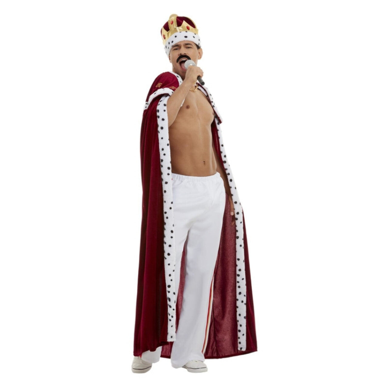 Op deze afbeelding zie je een Kostuums, van het merk Smiffy's. Zingende King Queen Man Kostuum