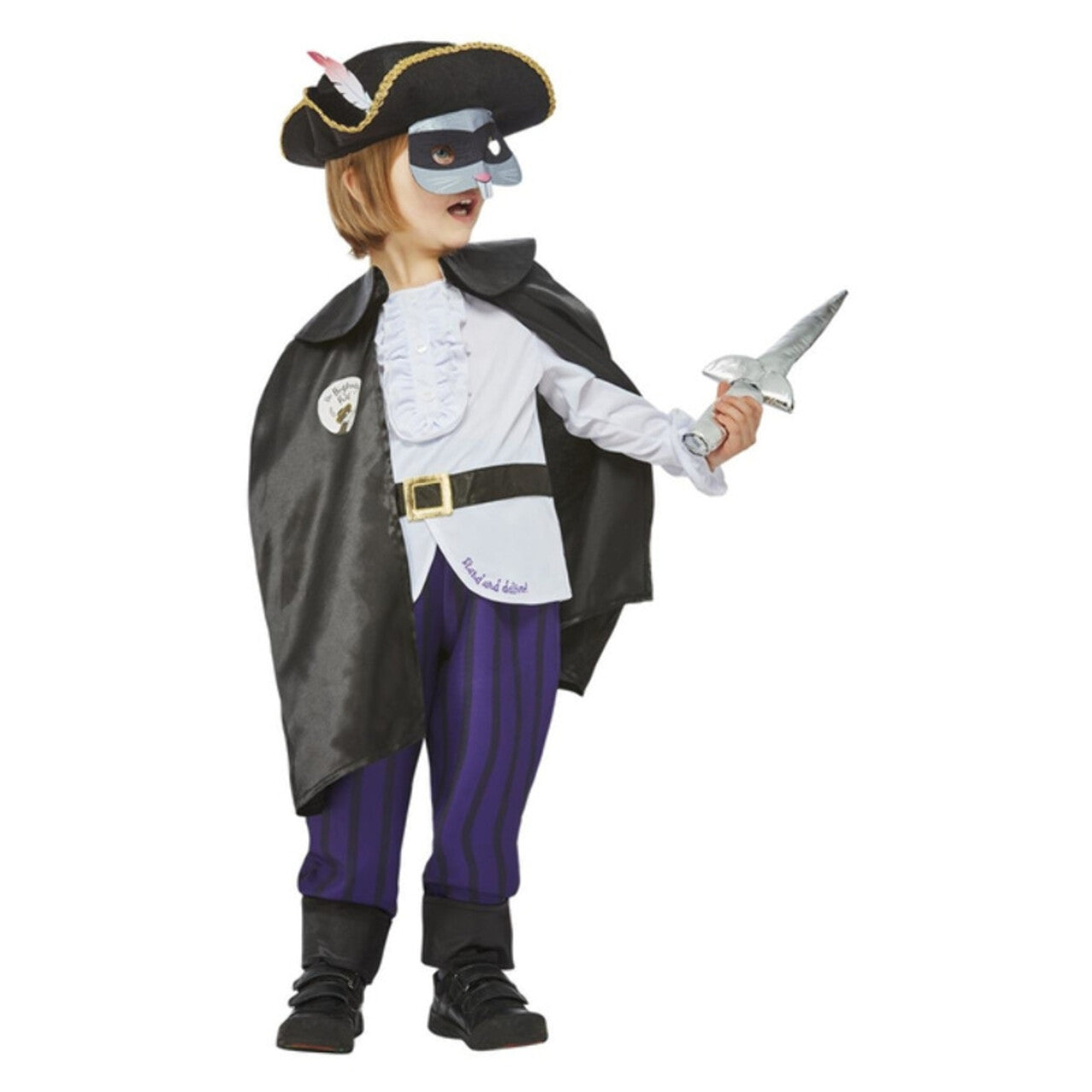 Op deze afbeelding zie je een Kostuums, van het merk Smiffy's. Gevaarlijke Rat Piraat Jongen Kostuum