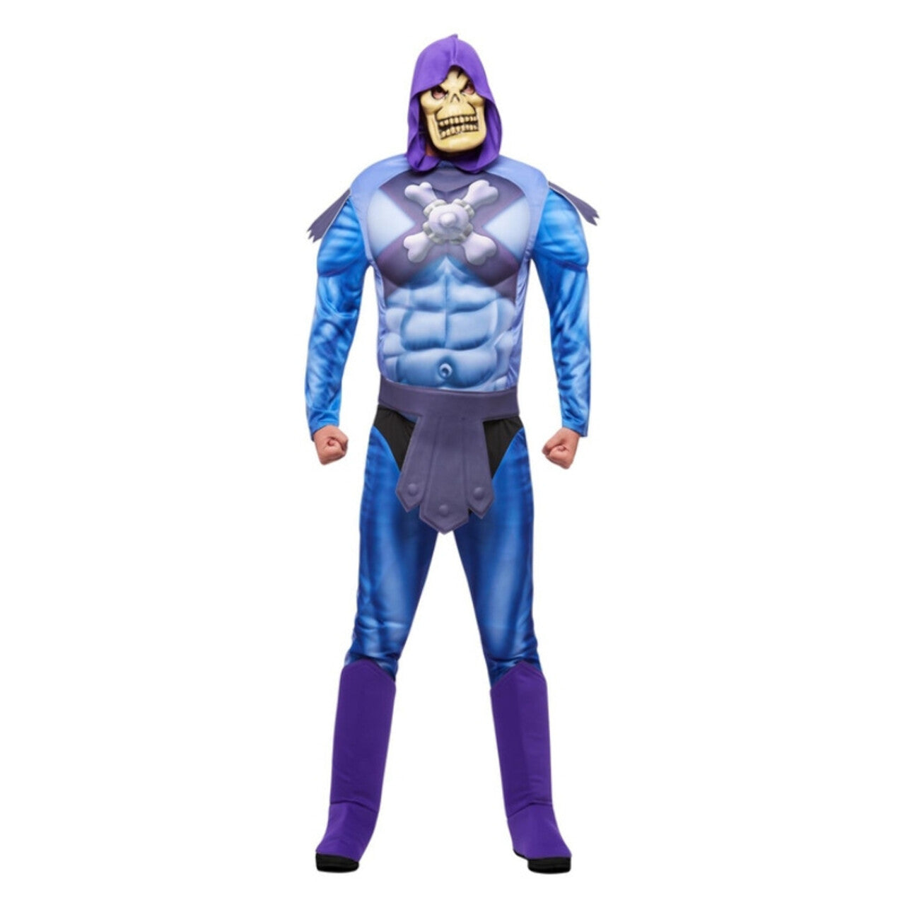 Op deze afbeelding zie je een Kostuums, van het merk Smiffy's. Kwaadaardige Superschurk Skeletor Vrouw Kostuum