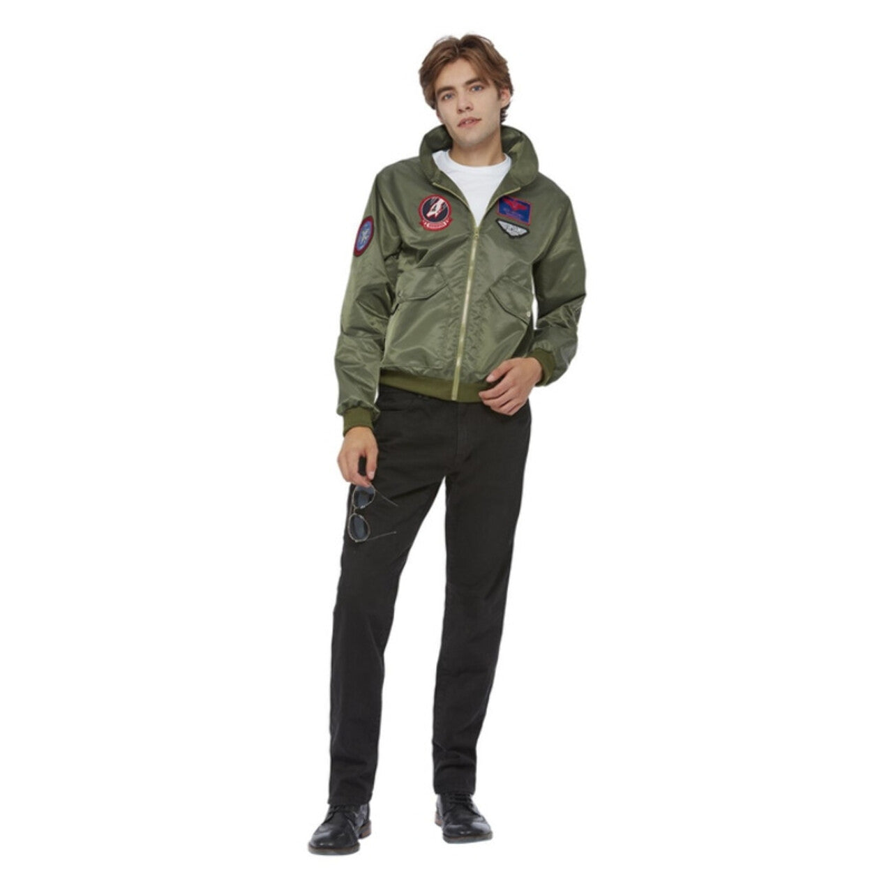 Op deze afbeelding zie je een Kostuums, van het merk Smiffy's. Top Gun™ Maverick Piloten Jas Man