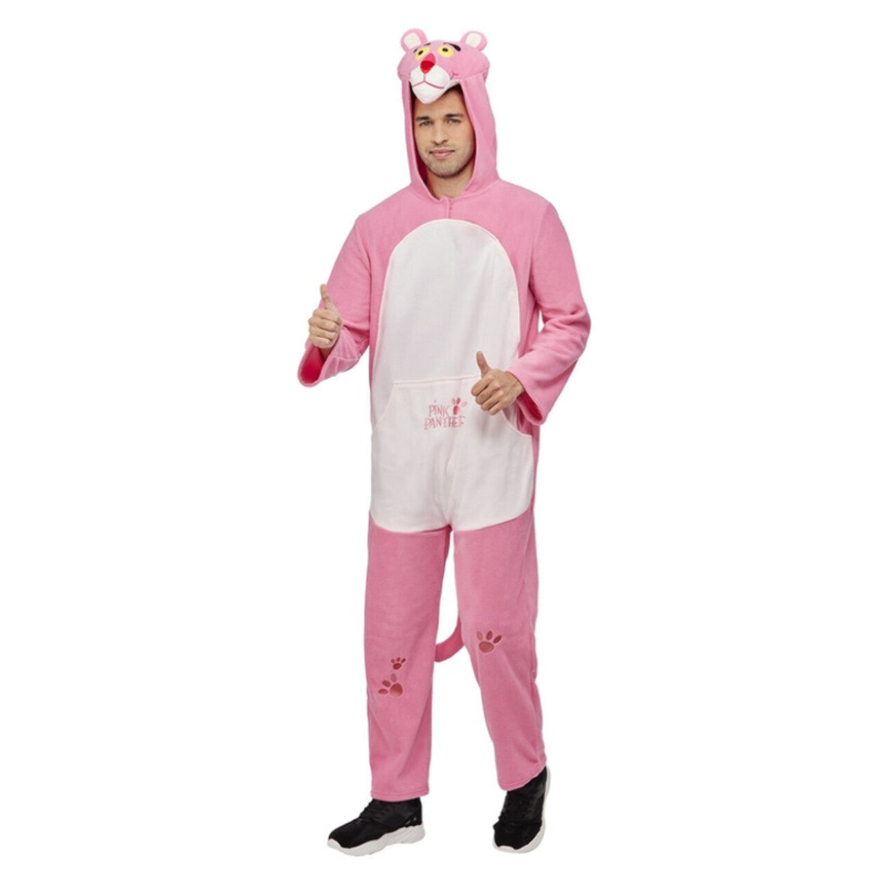 Op deze afbeelding zie je een Kostuums, van het merk Smiffy's. Chille Roze Panter Kostuum