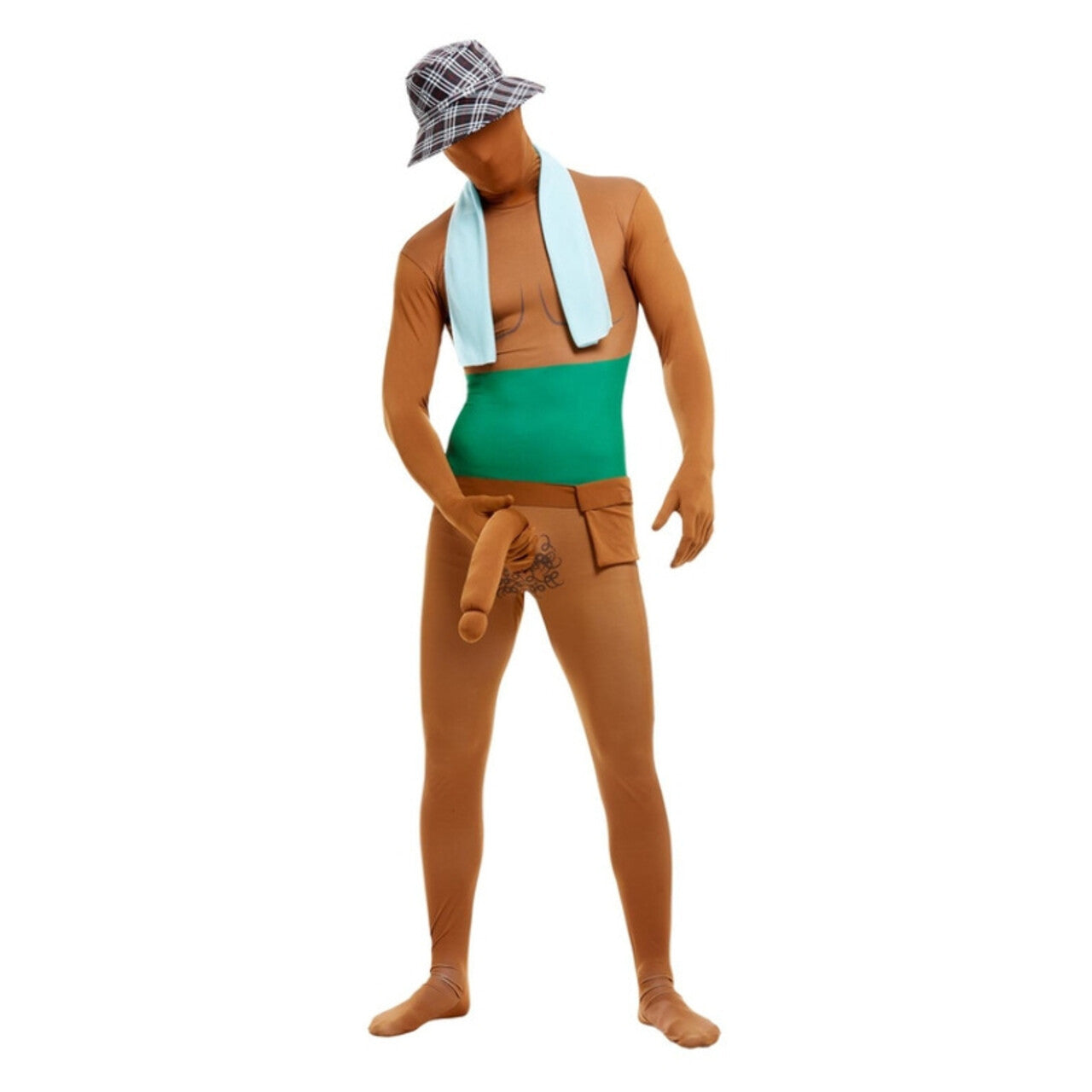 Op deze afbeelding zie je een Kostuums, van het merk Smiffy's. Badgast Big Willy Man Kostuum