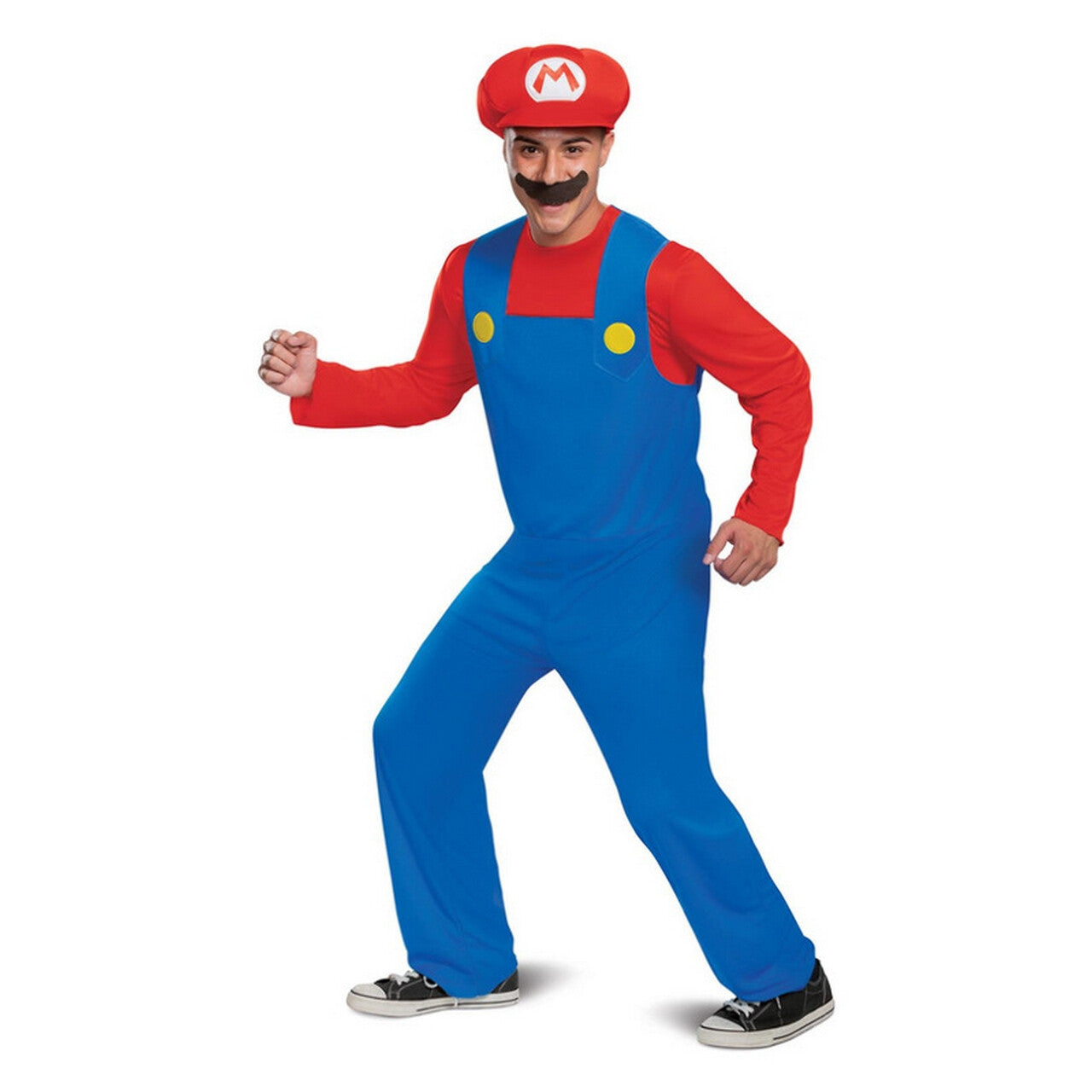 Op deze afbeelding zie je een Kostuums, van het merk Smiffy's. Nintendo Super Mario Brothers De Enige Echte Mario Man Kostuum