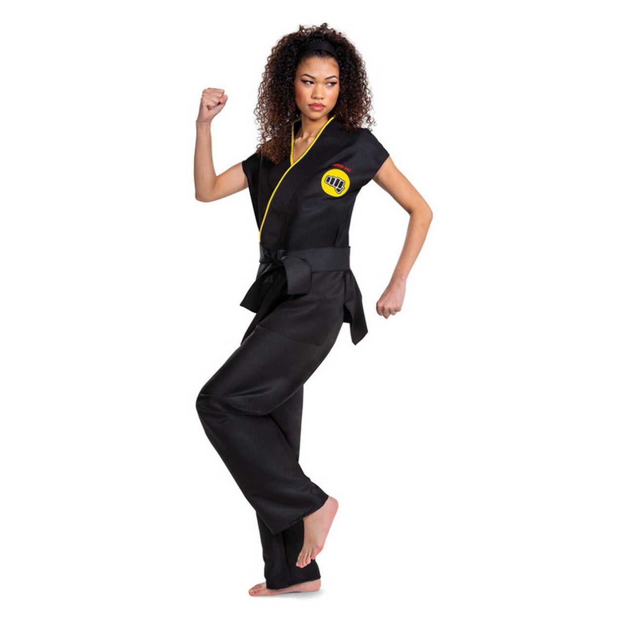 Op deze afbeelding zie je een Kostuums, van het merk Smiffy's. Cobra Kai Bad Snake Karate Kostuum
