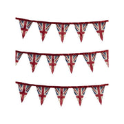 Op deze afbeelding zie je een Decoratie, van het merk Smiffy's. Go England Stoffen Vlaggetjeslijn