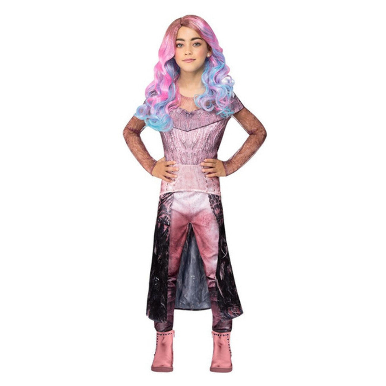 Op deze afbeelding zie je een Kostuums, van het merk Smiffy's. Lieflijke Disney Descendants Prinses Audrey Meisje Kostuum