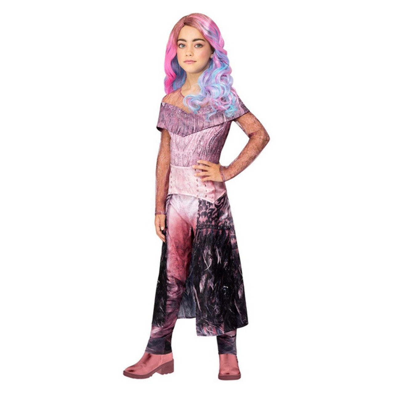 Op deze afbeelding zie je een Kostuums, van het merk Smiffy's. Lieflijke Disney Descendants Prinses Audrey Meisje Kostuum